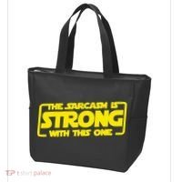 The Sarcasm Is Strong With This One Funny Sarcastic  Tote Bag thumb 3