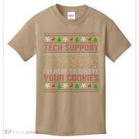 Tech Support IM Here To Delete Your Cookies Christmas Xmas Kids T-Shirt thumb 0