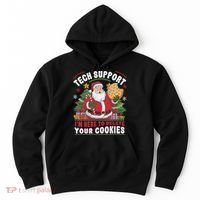 Tech Support IM Here To Delete Your Cookies Tech Christmas Hoodie thumb 0