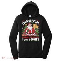 Tech Support IM Here To Delete Your Cookies Tech Christmas Women's Hoodie thumb 0