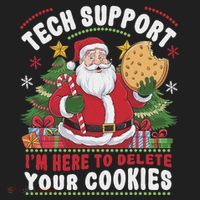 Tech Support IM Here To Delete Your Cookies Tech Christmas Tumbler thumb 3