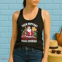 Tech Support IM Here To Delete Your Cookies Tech Christmas Women's Tank Top thumb 2
