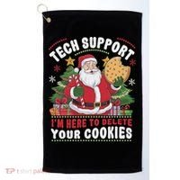 Tech Support IM Here To Delete Your Cookies Tech Christmas Golf Towel thumb 0