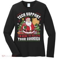 Tech Support IM Here To Delete Your Cookies Tech Christmas Women's Long Sleeve Shirt thumb 0