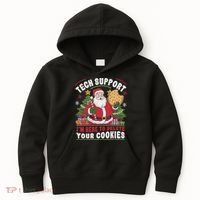 Tech Support IM Here To Delete Your Cookies Tech Christmas Kids Hoodie thumb 0