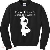 Texas Secession Independence Kids Sweatshirt thumb 0