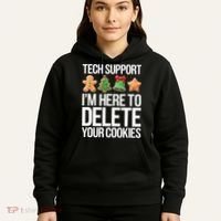 Tech Support IM Here To Delete Your Cookies Christmas Hoodie thumb 5