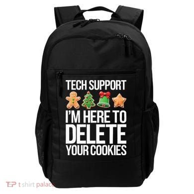 Tech Support IM Here To Delete Your Cookies Christmas Backpack