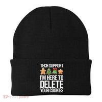 Tech Support IM Here To Delete Your Cookies Christmas Beanie thumb 0