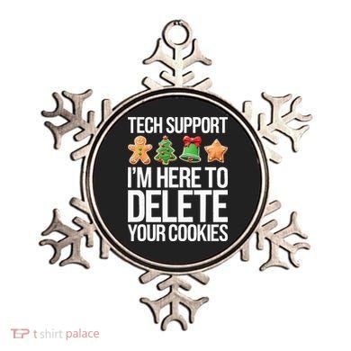 Tech Support IM Here To Delete Your Cookies Christmas Ornament
