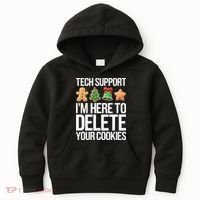 Tech Support IM Here To Delete Your Cookies Christmas Kids Hoodie thumb 0