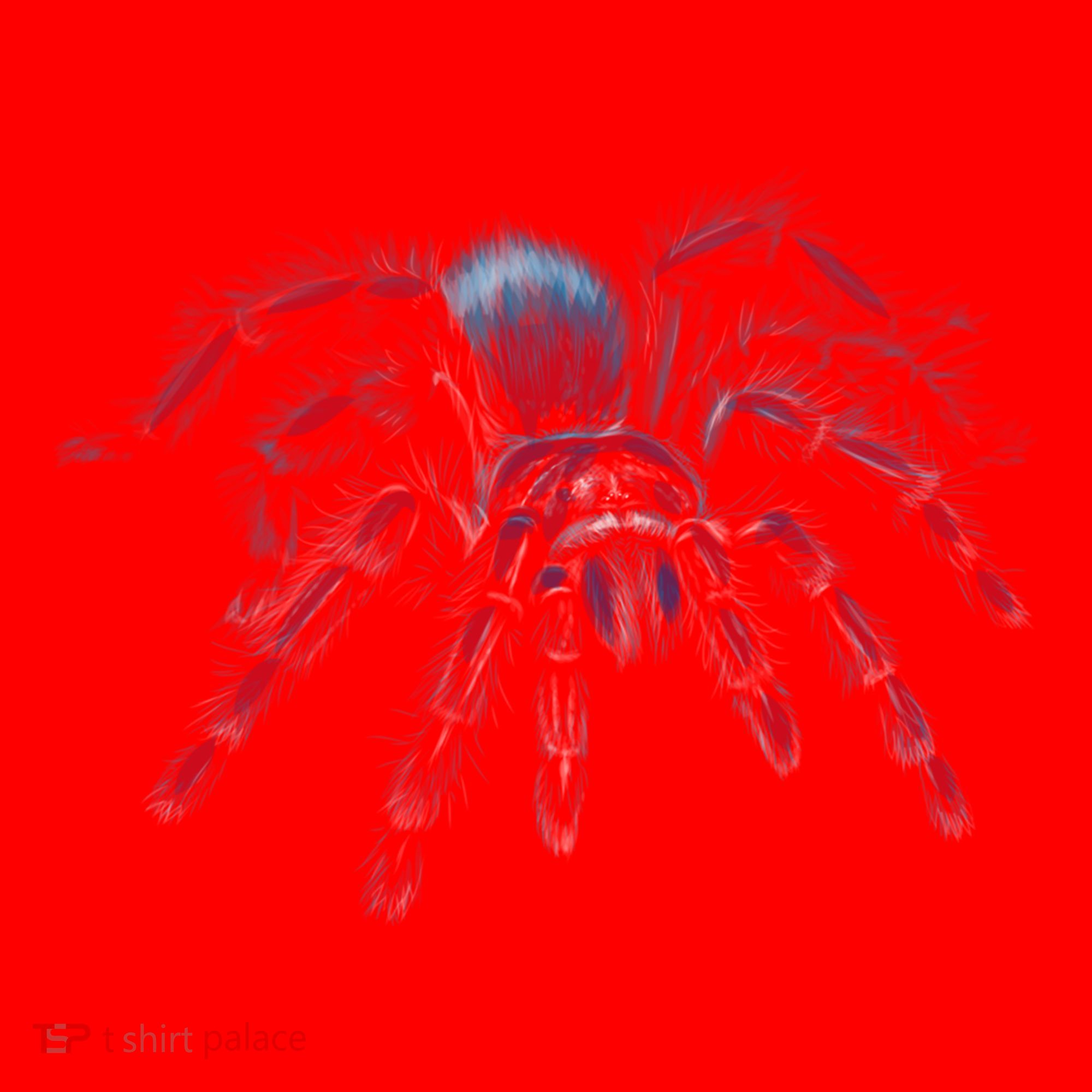 Tarantula Spider Illustration Gift Wild Animal Nature Fan Gift Santa Hat