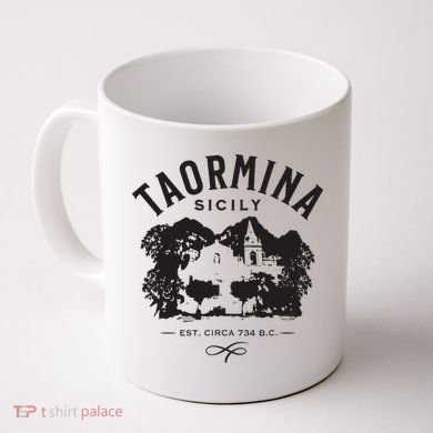 Taormina Sicily Italy Souvenir Design Coffee Mug