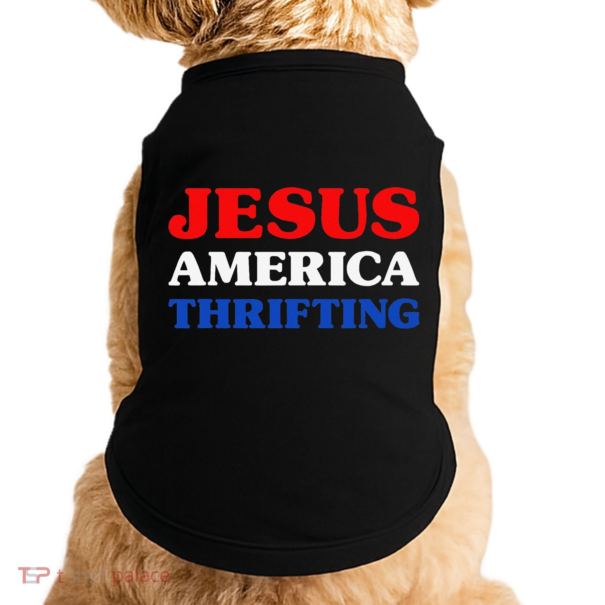 Thrift Shopping I Love Thrifting Jesus And Thrifting Doggie Tank