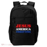 Thrift Shopping I Love Thrifting Jesus And Thrifting Backpack thumb 0