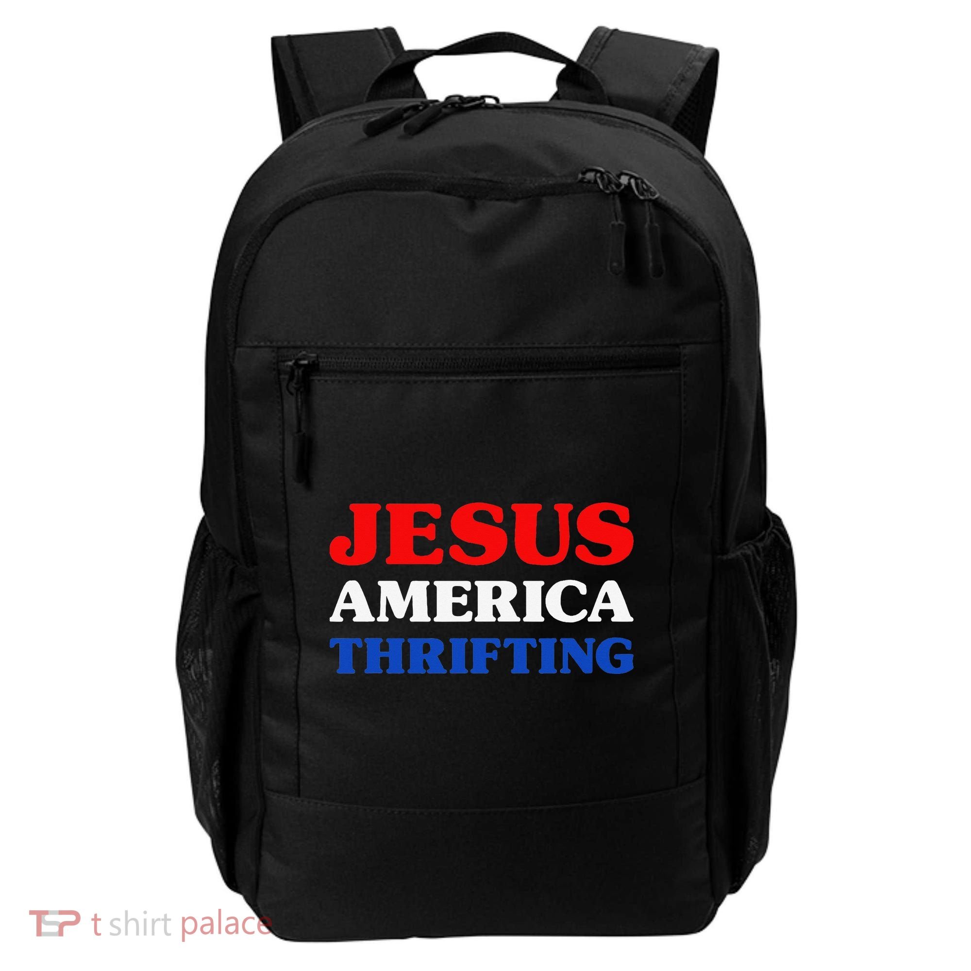 Thrift Shopping I Love Thrifting Jesus And Thrifting Backpack