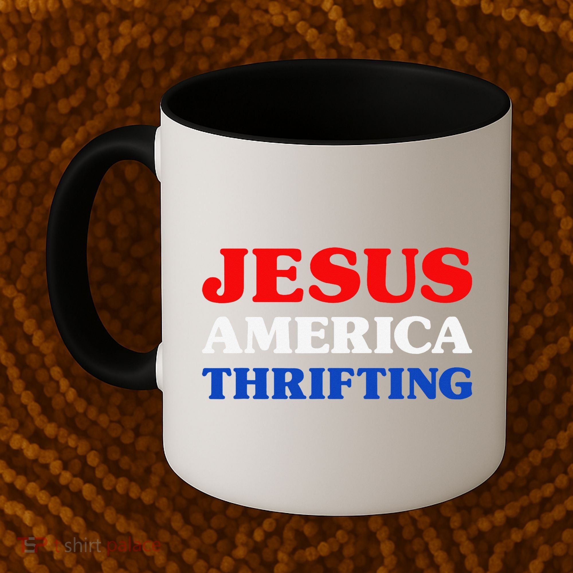 Thrift Shopping I Love Thrifting Jesus And Thrifting Coffee Mug