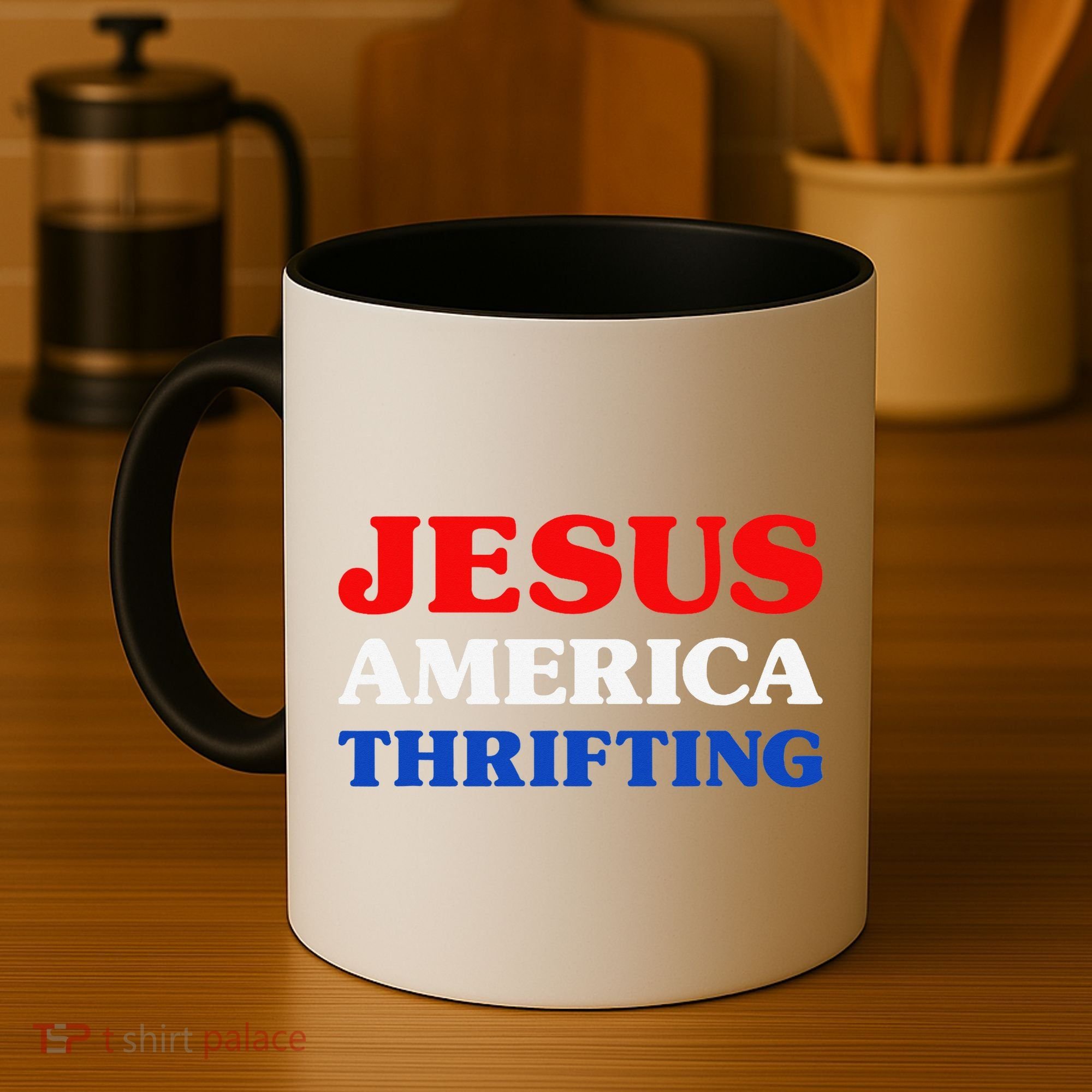 Thrift Shopping I Love Thrifting Jesus And Thrifting Coffee Mug