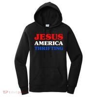 Thrift Shopping I Love Thrifting Jesus And Thrifting Women's Hoodie thumb 0