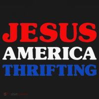 Thrift Shopping I Love Thrifting Jesus And Thrifting Women's Hoodie thumb 2