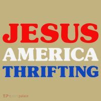 Thrift Shopping I Love Thrifting Jesus And Thrifting Mousepad thumb 1