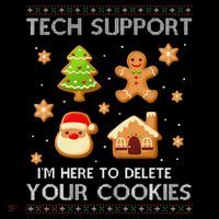 Tech Support IM Here To Delete Your Cookies Christmas Coffee Mug thumb 5