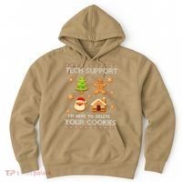 Tech Support IM Here To Delete Your Cookies Christmas Hoodie thumb 0