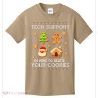 Tech Support IM Here To Delete Your Cookies Christmas Kids T-Shirt thumb 0