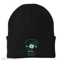 TodayS Soup Is Vodka Soda Beanie thumb 0