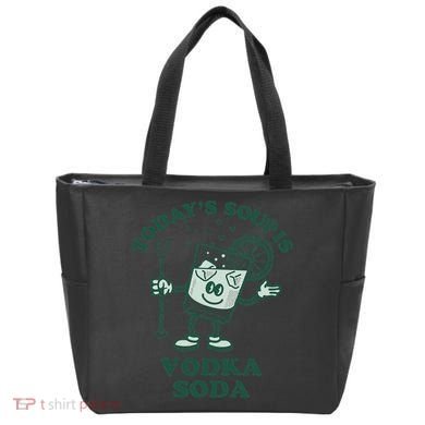 TodayS Soup Is Vodka Soda Tote Bag