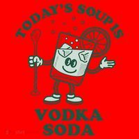 TodayS Soup Is Vodka Soda Santa Hat thumb 1