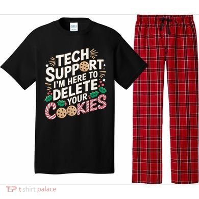Tech Support IM Here To Delete Your Cookies Funny It Nerds Pajama Set