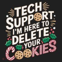 Tech Support IM Here To Delete Your Cookies Funny It Nerds Hat thumb 2