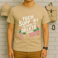 Tech Support IM Here To Delete Your Cookies Funny It Nerds T-Shirt thumb 6