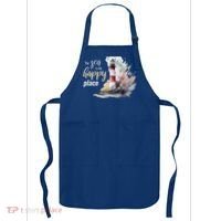 The Sea Is My Happy Place I Beach Lighthouses Coast Summer Cool Gift Apron thumb 0