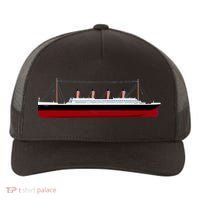 Titanic Ship Illustration Yupoong Adult 5-Panel Trucker Hat thumb 0