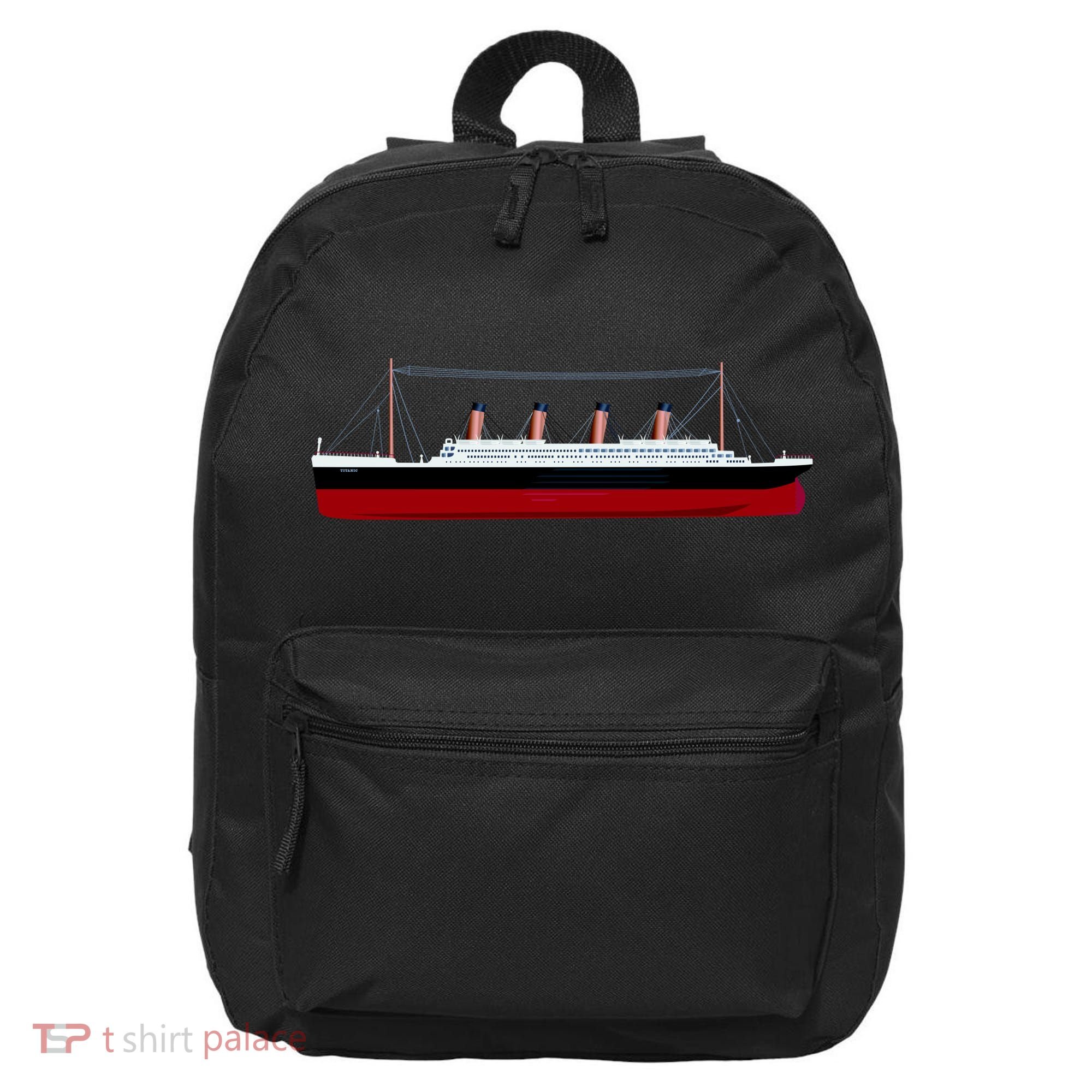 Titanic Ship Illustration 16 in Basic Backpack