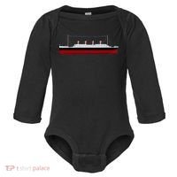 Titanic Ship Illustration Baby Long Sleeve Bodysuit thumb 0
