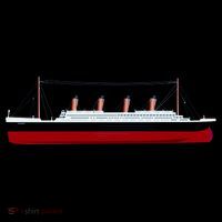 Titanic Ship Illustration Baby Long Sleeve Bodysuit thumb 2