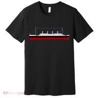 Titanic Ship Illustration Premium T-Shirt thumb 0