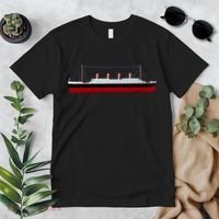Titanic Ship Illustration Premium T-Shirt thumb 2