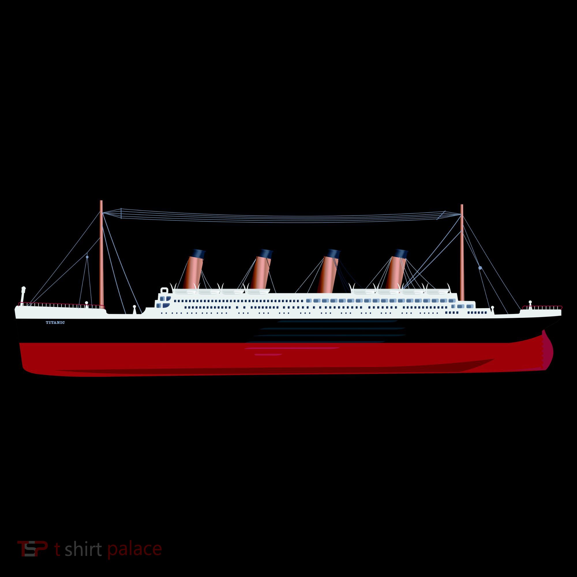 Titanic Ship Illustration Women's Tank Top