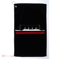 Titanic Ship Illustration Golf Towel thumb 0