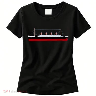 Titanic Ship Illustration Women's T-Shirt