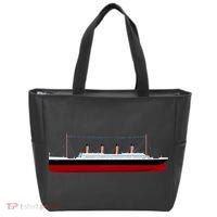 Titanic Ship Illustration Tote Bag thumb 0