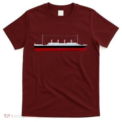 Titanic Ship Illustration T-Shirt