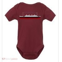 Titanic Ship Illustration Baby Bodysuit thumb 0