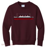 Titanic Ship Illustration Kids Sweatshirt thumb 0
