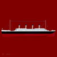 Titanic Ship Illustration Kids Long Sleeve Plaid Pajama Set thumb 2