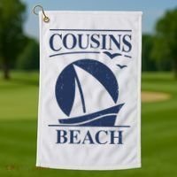 The Summer I Turned Pretty Boat Golf Towel thumb 1